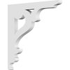 Ekena Millwork Brontes Architectural Grade PVC Bracket, 5/8"W X 8"D X 8"H BKTP01X08X08BR